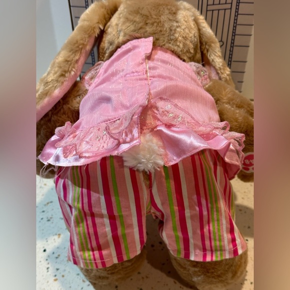 Build-A-Bear Pink‎ Lace Trimmed Top and Striped Shorts, Plush NOT Included - Picture 10 of 10